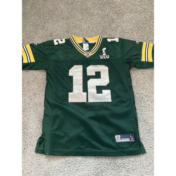 Reebok Other - Aaron Rodgers Green Bay Packers youth size Large Reebok Super Bowl XLV jersey